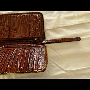 Brahmin Pecan Melbourne Skyler Wallet/clutch